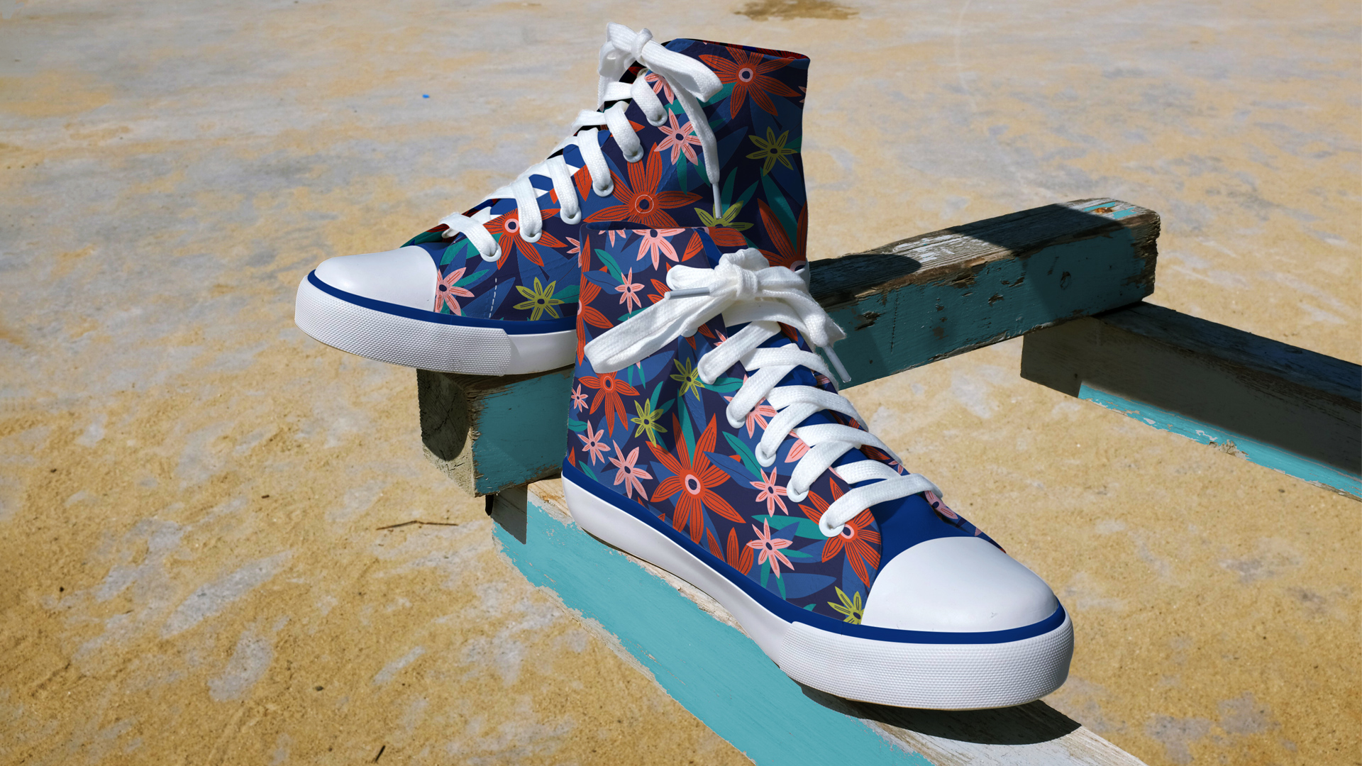 christine-eberhardt-pattern-design-floral-abstract-sneaker-beach-summer