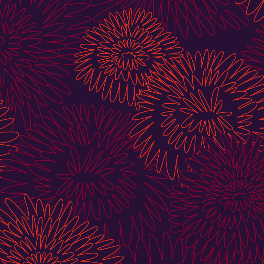 christine-eberhardt-pattern-design-night-garden-glow-flower-abstract-night-red-granate