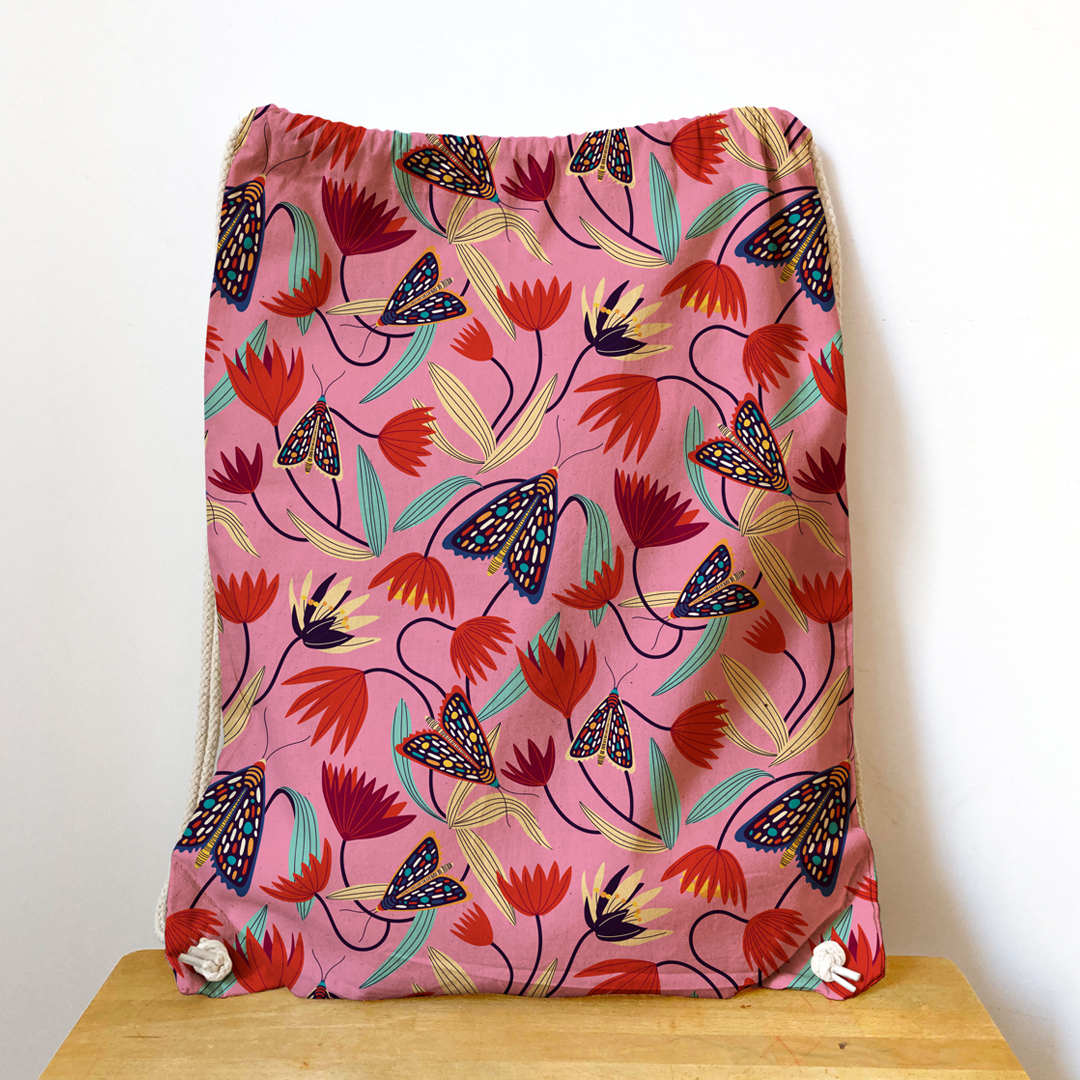 christine-eberhardt-pattern-design-night-garden-totebag-butterfly-pink